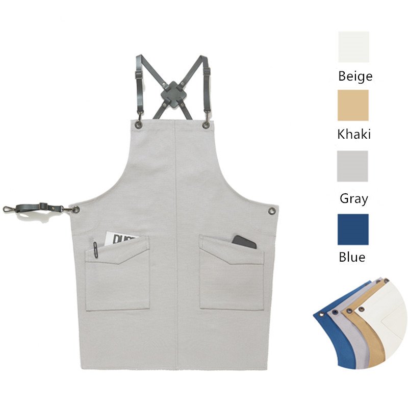 XL Cross-Strap Apron – Deluxe Leather