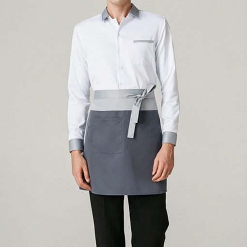 Polyester Cotton Long Sleeve White Shirt