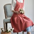 Red Pink Blue Yellow Cotton Linen Apron