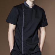 Polyester Cotton Short Sleeve Summer Chef Shirt