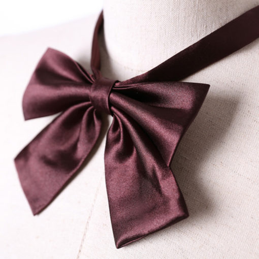 2pcs Female Polyester Bow Tie Catering Neck Tie