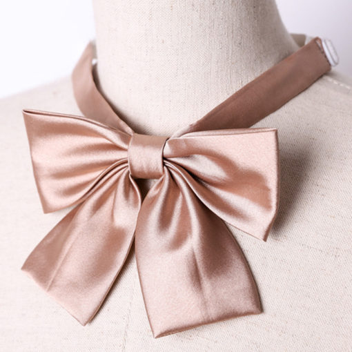 2pcs Female Polyester Bow Tie Catering Neck Tie