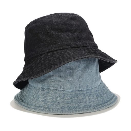 Denim Bucket Cap Outdoor Fishing Sun Hat
