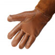 Long Goatskin Leather Gardening Gloves