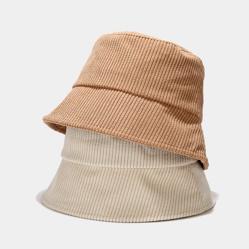 Corduroy Bucket Hat Travel Sun Hat Fisherman Cap - Little Tailor Studio