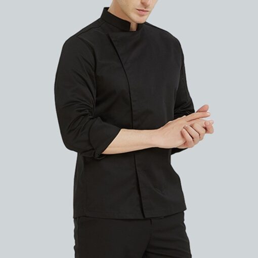 Polyester Cotton Long Sleeve Chef Shirt