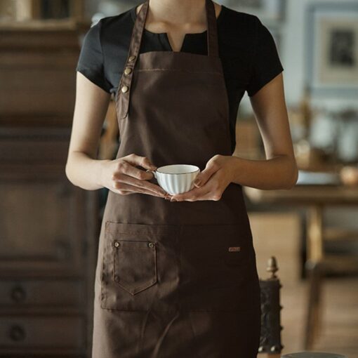 Catering Canvas Apron Cafe Workwear