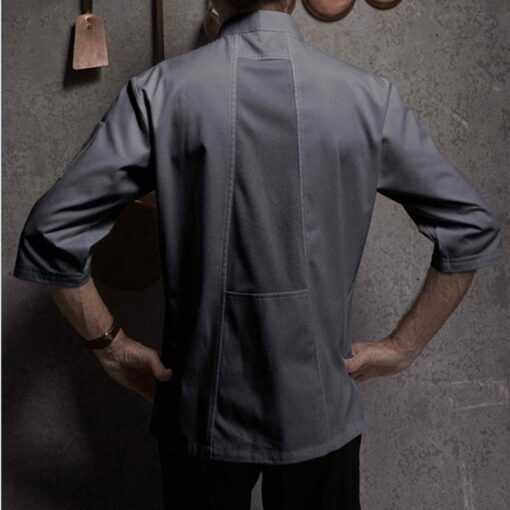 Polyester Cotton Chef Shirt Culinary Uniform