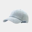 Black Blue Denim Baseball Hat Adjustable Cap
