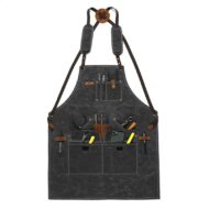 Waxed Canvas Grilling Apron Industrial Workwear